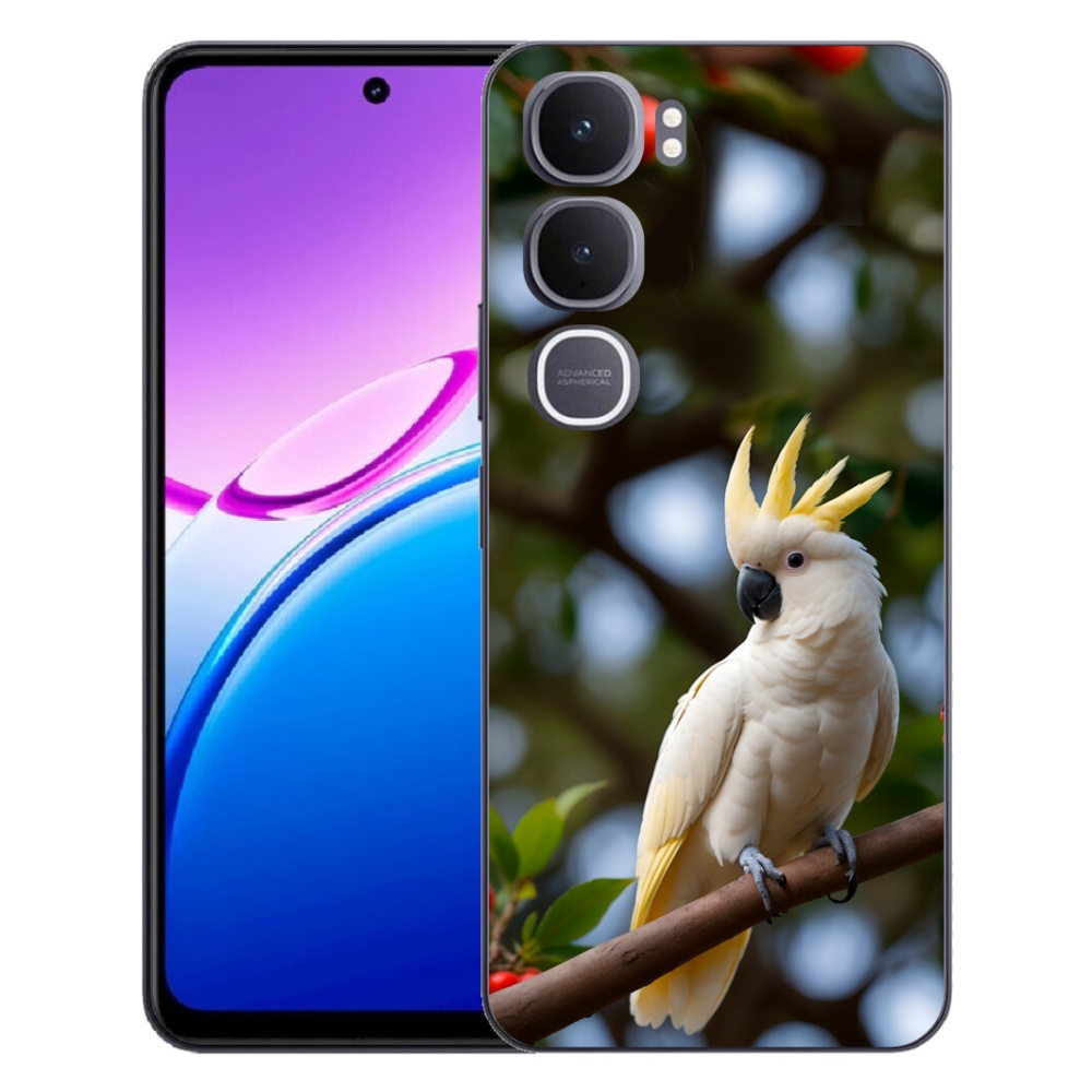 mmCase géltok a Vivo Y31 5G-hez – kakadu papagáj 3