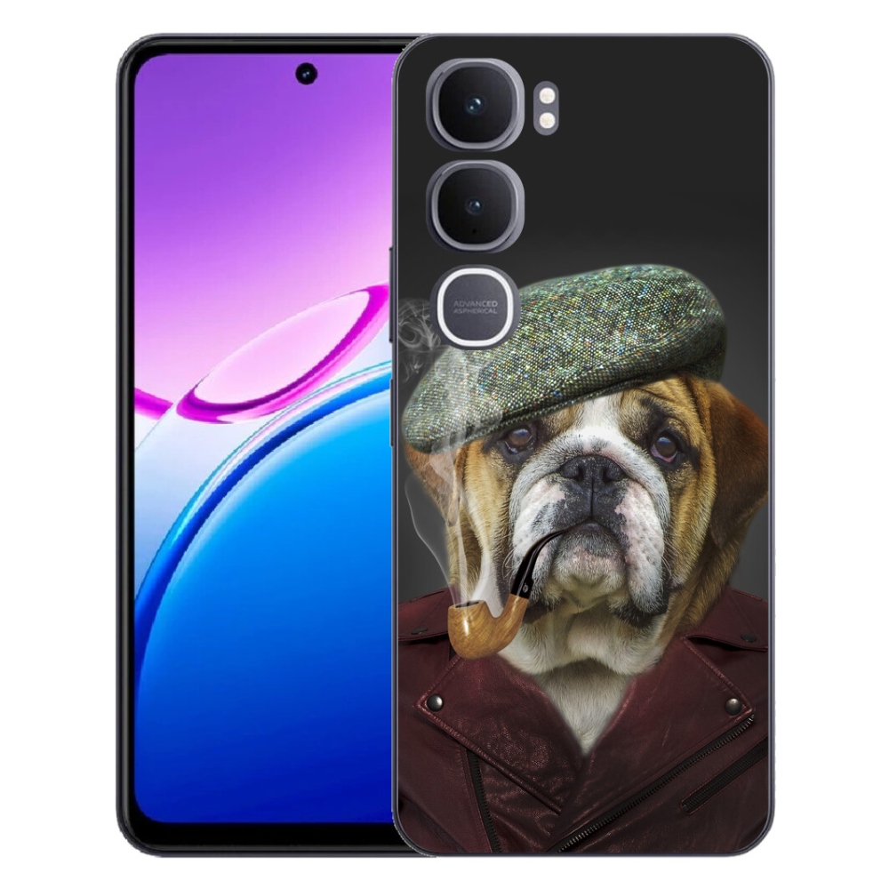 mmCase géltok a Vivo Y31 5G-hez – pipázó kutya