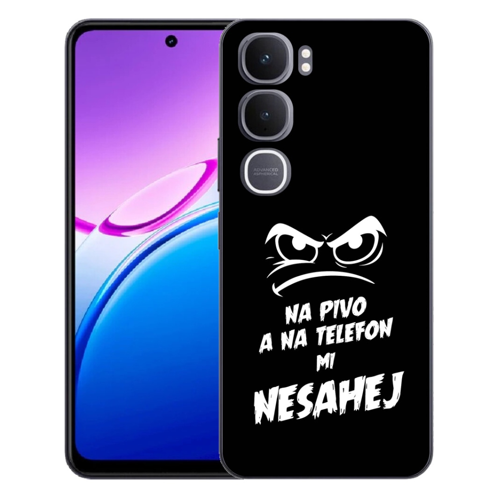 mmCase géltok a Vivo Y31 5G-hez – sörös motívum 2, fekete háttérrel