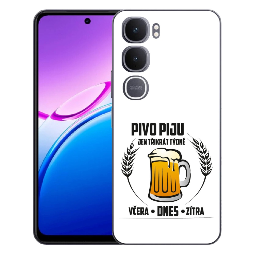 mmCase géltok a Vivo Y31 5G-hez – sörös motívum, fehér háttér