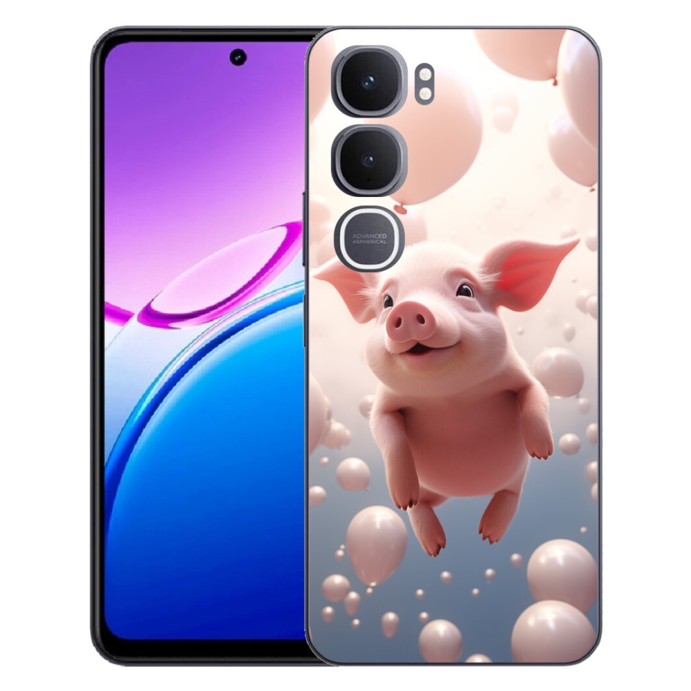 mmCase géltok a Vivo Y31 5G-hez – malacka léggömbökkel