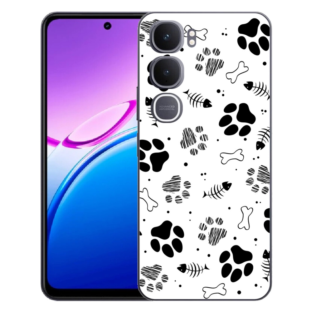 mmCase gél tok a Vivo Y31 5G-hez – kutyus mancsok 1