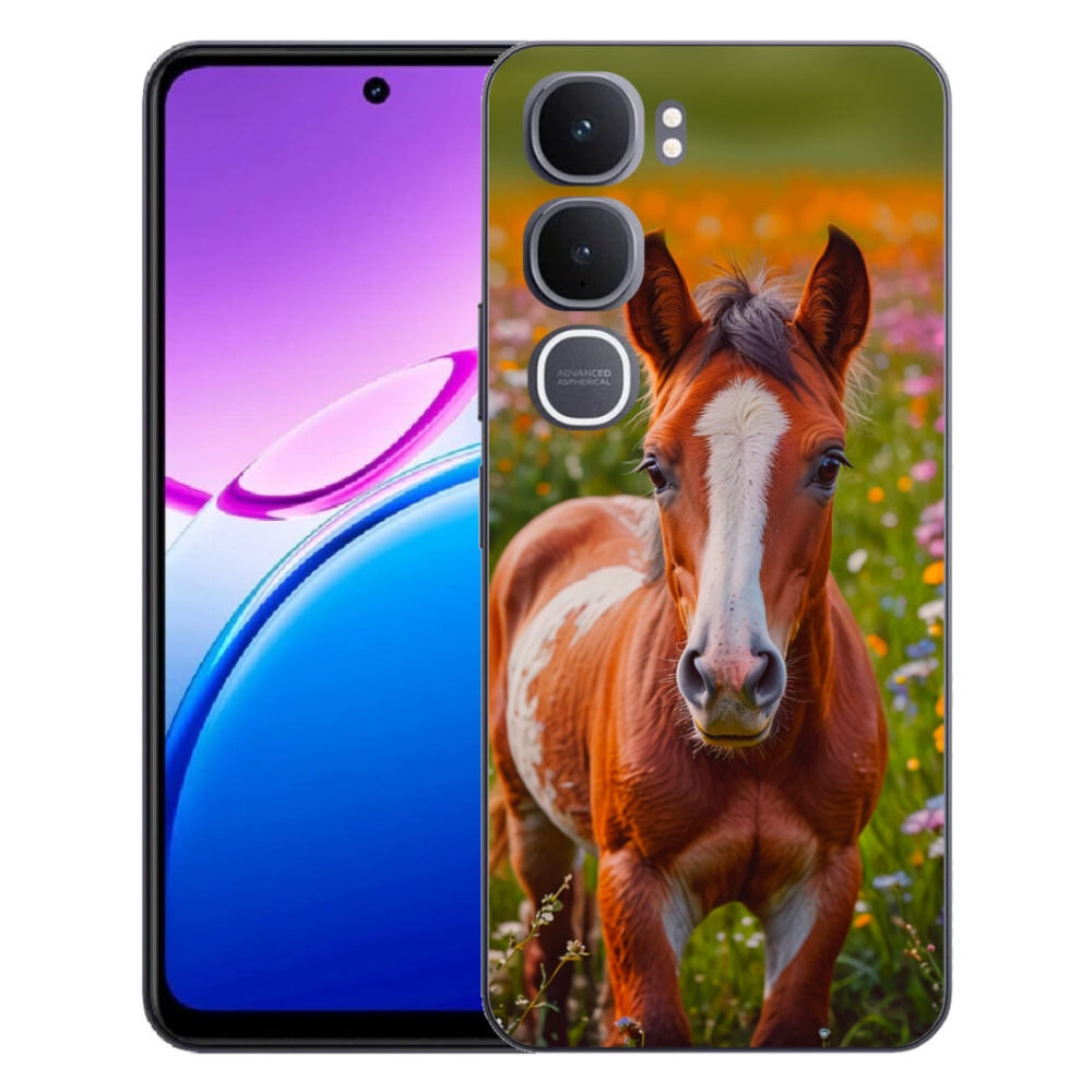 mmCase gél tok a Vivo Y31 5G-hez – aranyos csikó