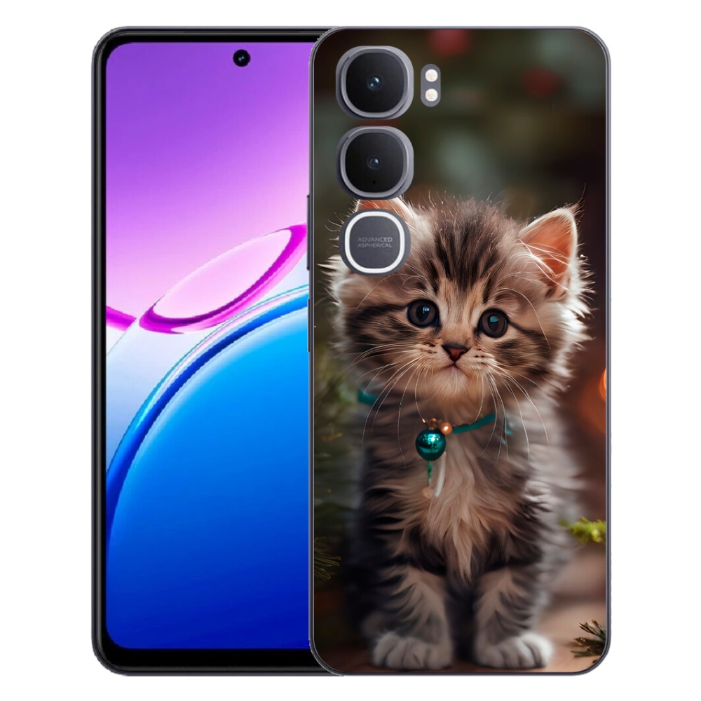 mmCase gél tok a Vivo Y31 5G-hez – aranyos cica 11