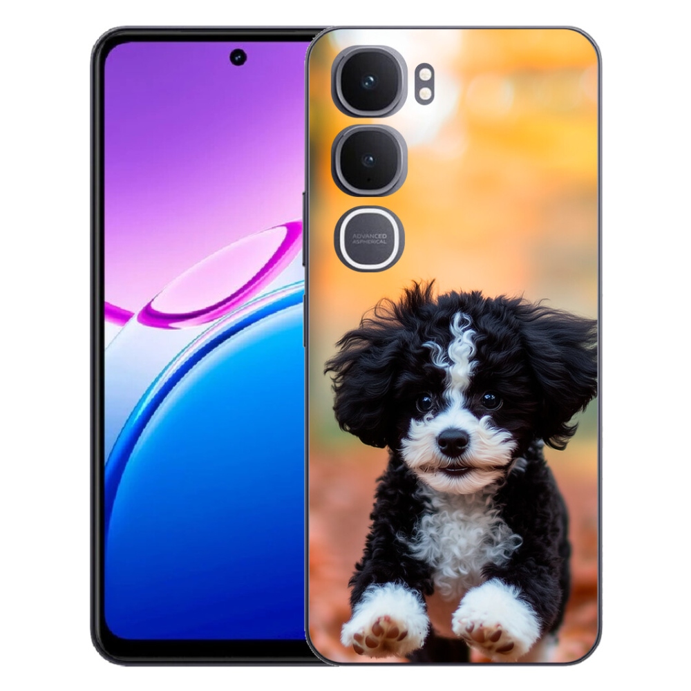 mmCase gél tok a Vivo Y31 5G-hez – aranyos kiskutya 2