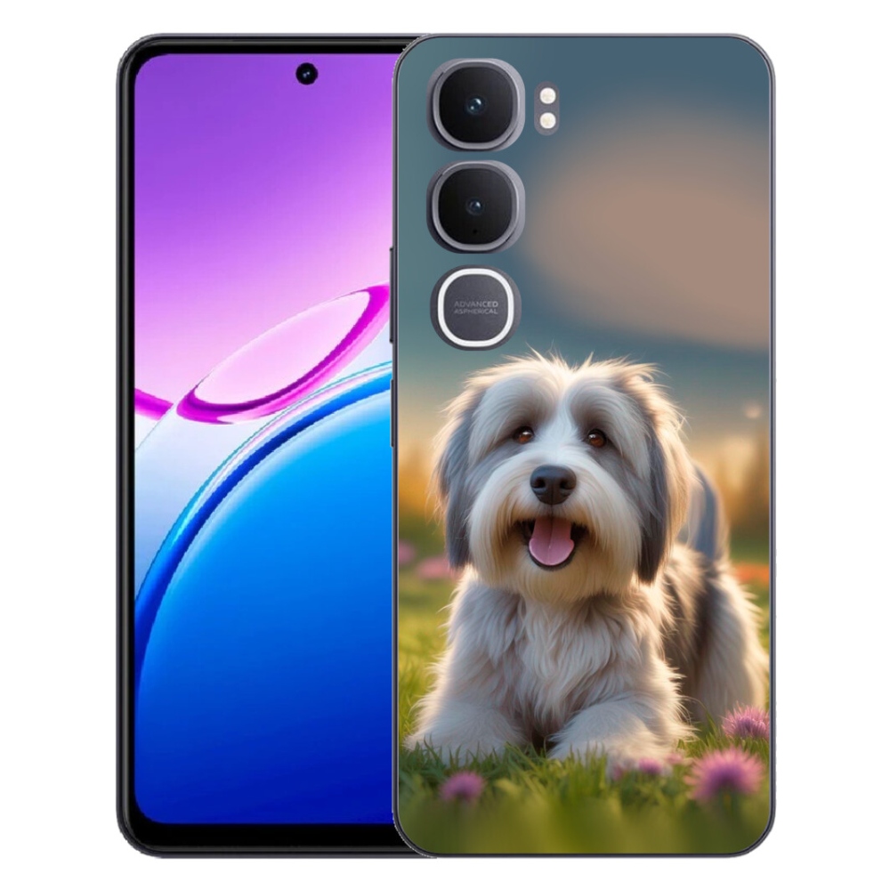 mmCase gél tok a Vivo Y31 5G-hez – aranyos havannai kutyus
