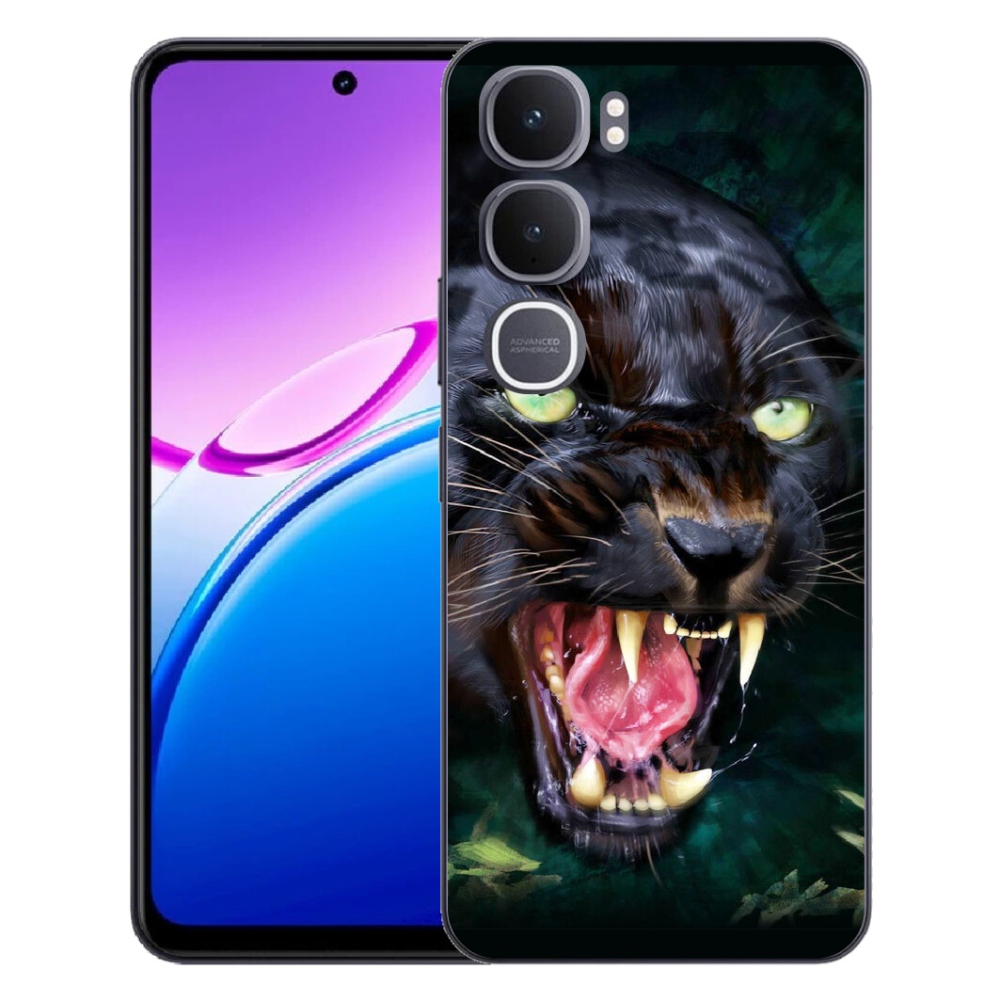 mmCase géltok a Vivo Y31 5G-hez – dühös fekete párduc