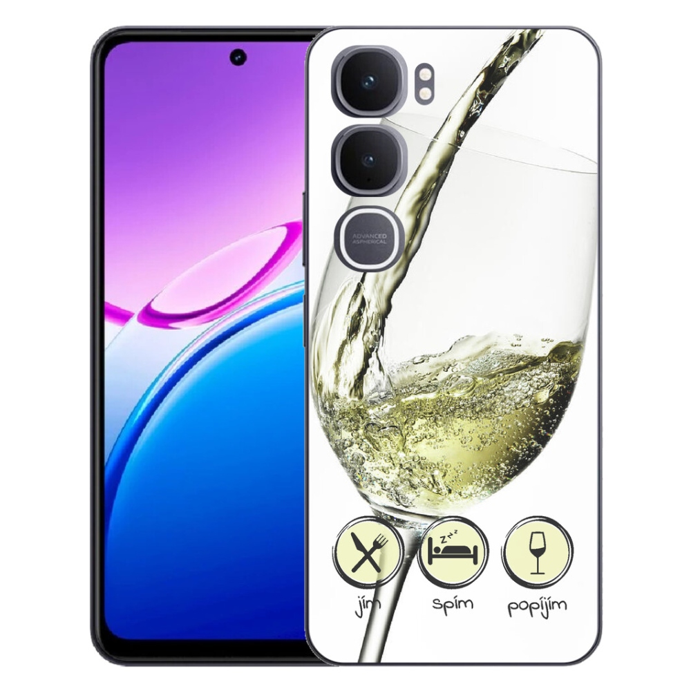 mmCase gél tok a Vivo Y31 5G-hez – fehérboros pohár