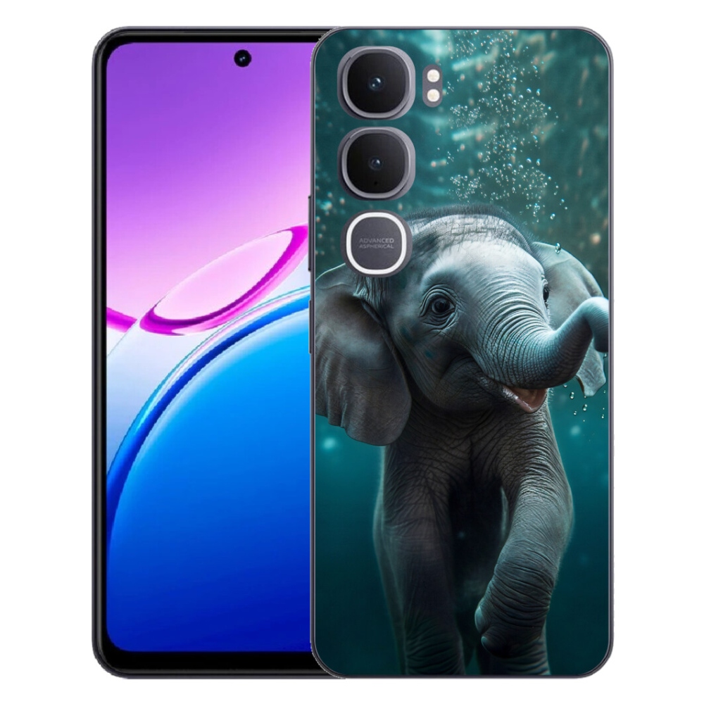 mmCase géltok a Vivo Y31 5G-hez – víz alatti elefántborjú
