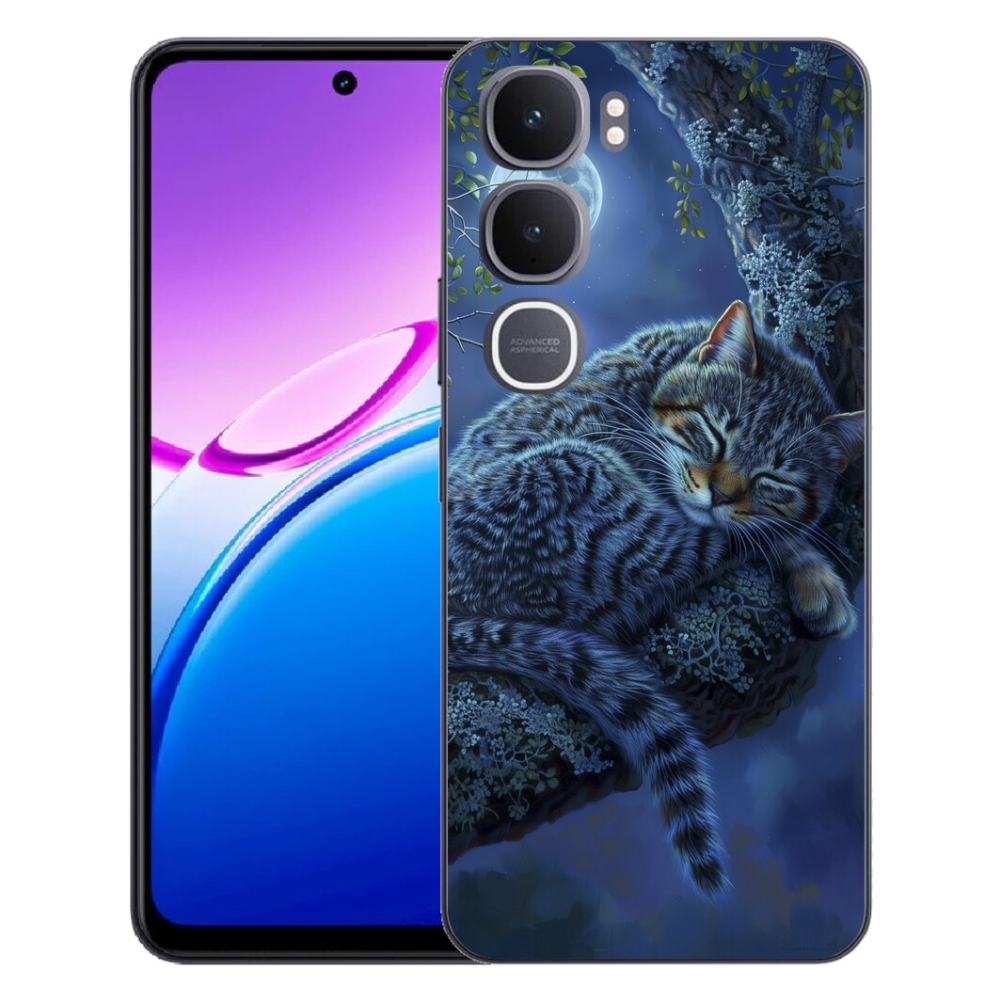 mmCase géltok a Vivo Y31 5G-hez – alvó macska