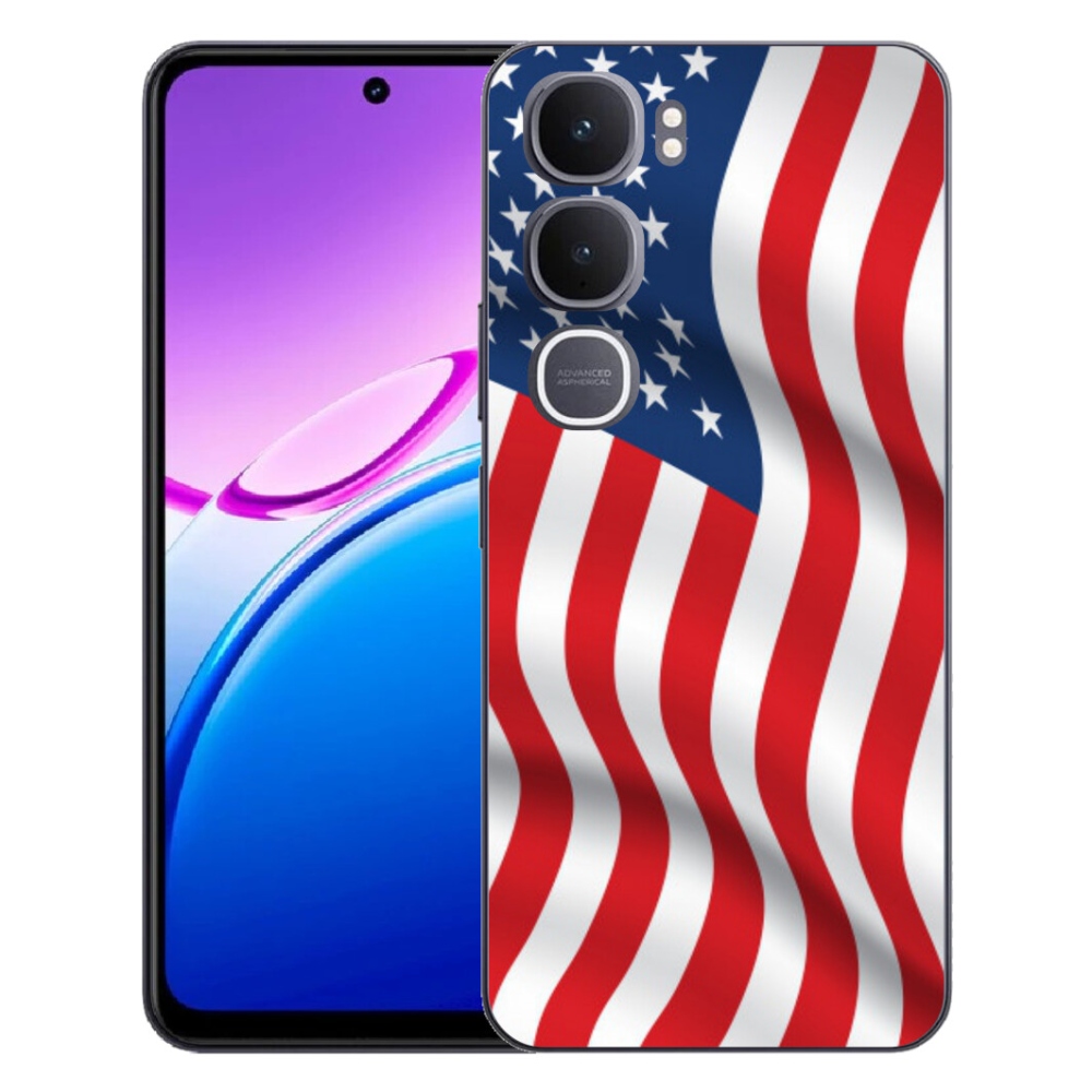 mmCase géltok a Vivo Y31 5G-hez – amerikai zászló