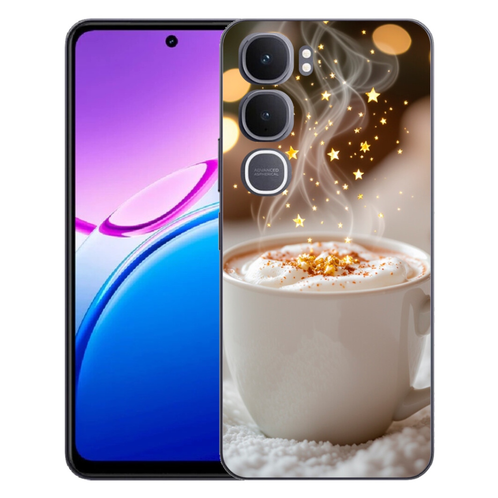 mmCase gél tok a Vivo Y31 5G-hez – karácsonyi forró ital