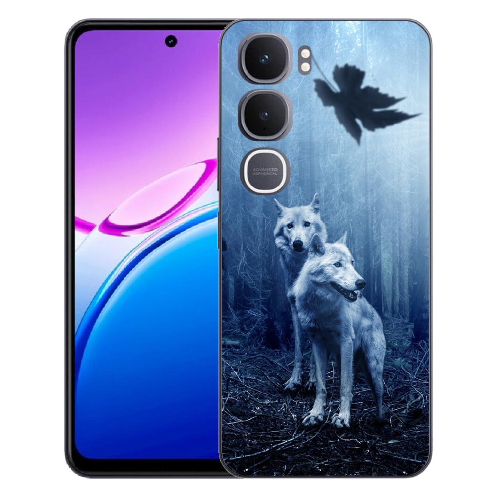 mmCase géltok a Vivo Y31 5G-hez – farkasok az erdőben