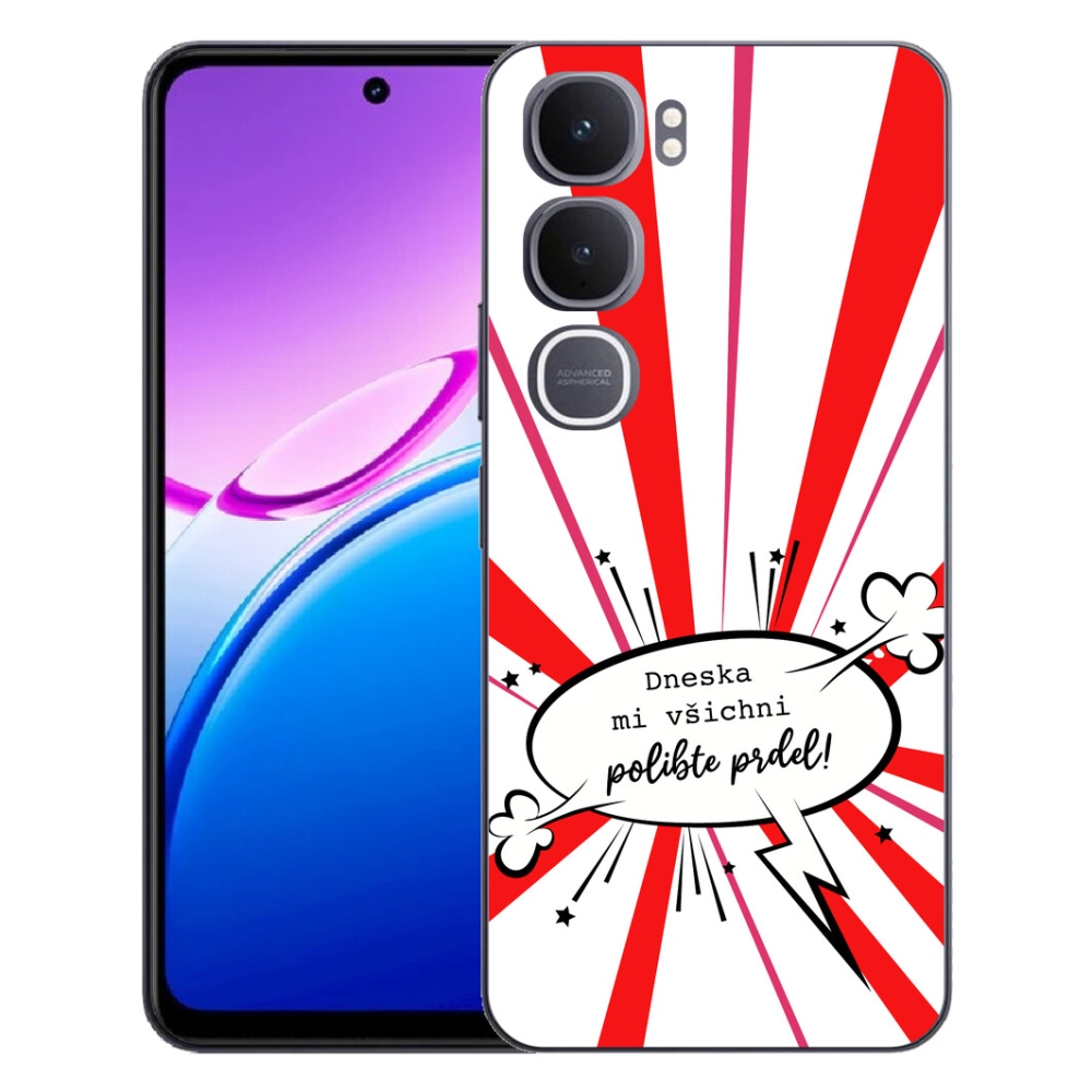 mmCase géltok a Vivo Y31 5G-hez – vicces felirat, 15, fehér háttér