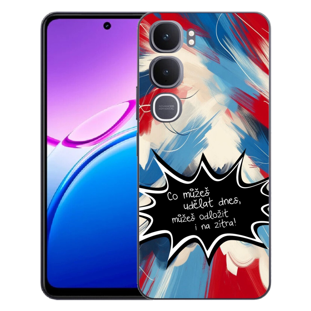 mmCase géltok a Vivo Y31 5G-hez – vicces felirat, 9-es fekete háttér