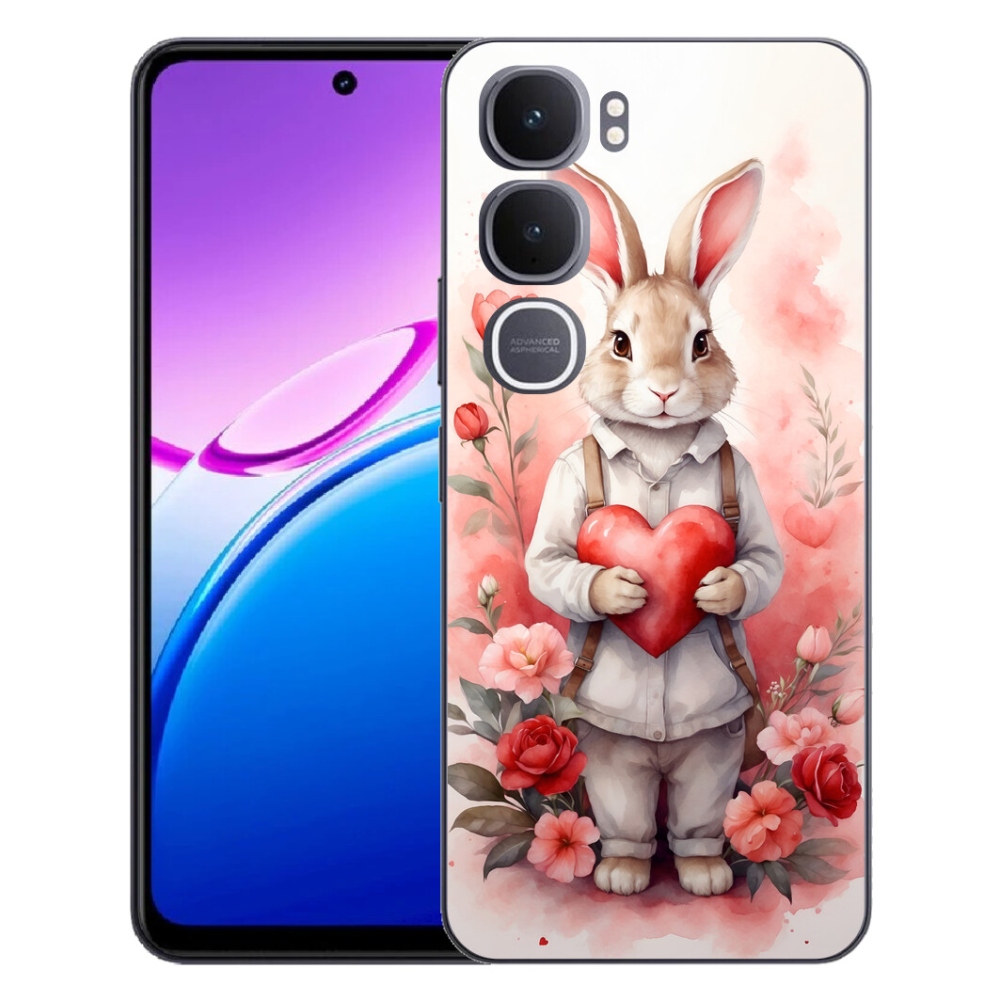 mmCase géltok a Vivo Y31 5G-hez – nyuszi szívecskével