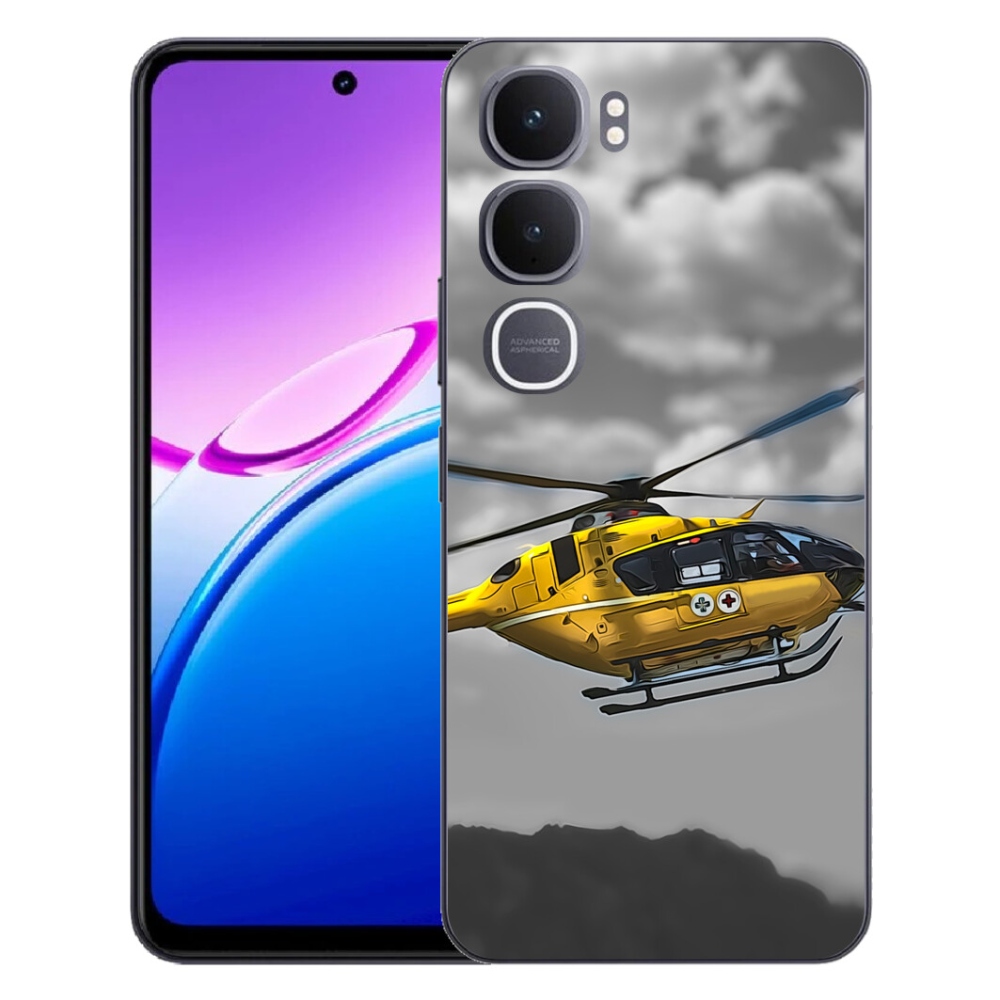 mmCase géltok a Vivo Y31 5G-hez – sárga helikopter