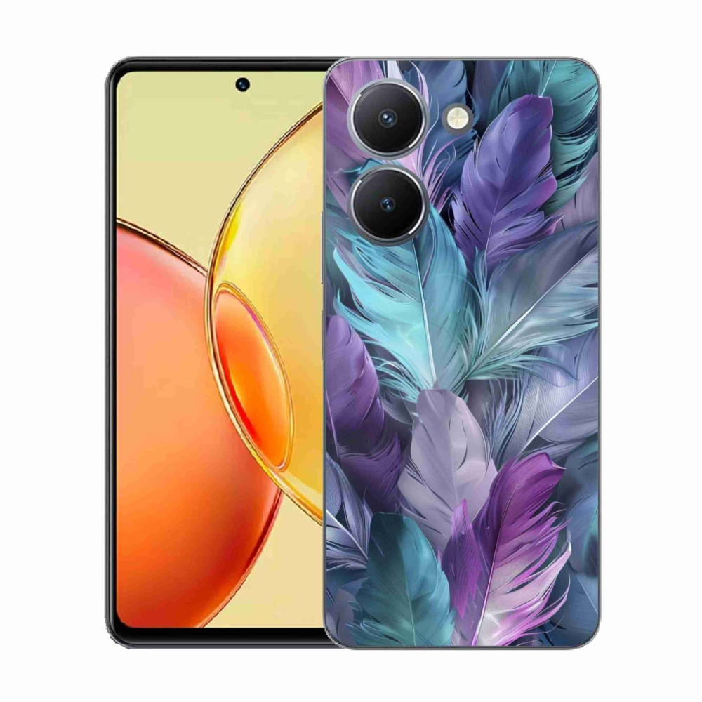 Zselés borítás mmCase a Vivo Y36-hoz - színes toll 2