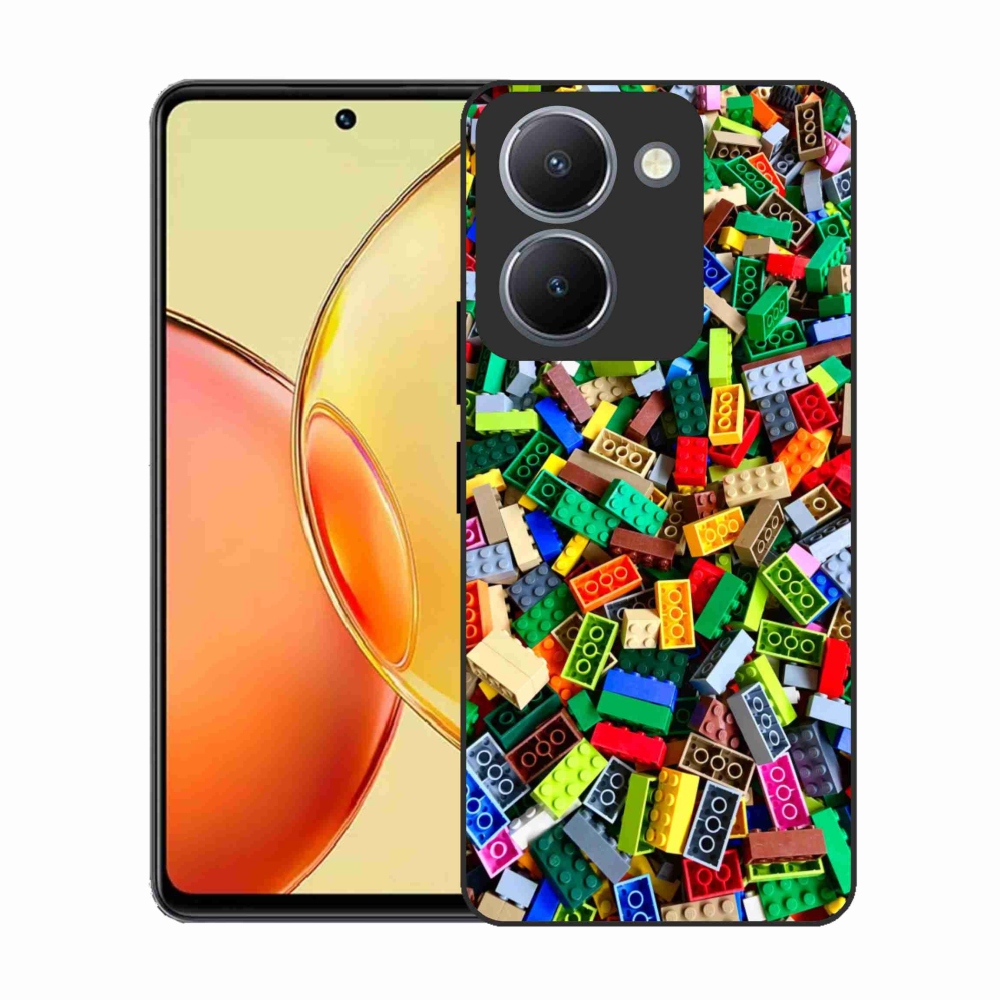 Gélburkolat mmCase a Vivo Y36-hoz - színes építőelemek