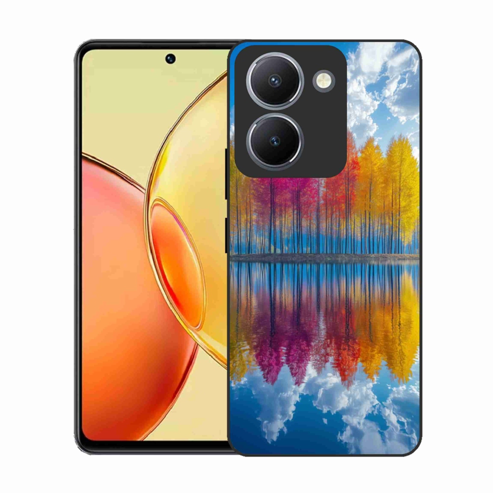 Zselés borítás mmCase a Vivo Y36-hoz - színes fák