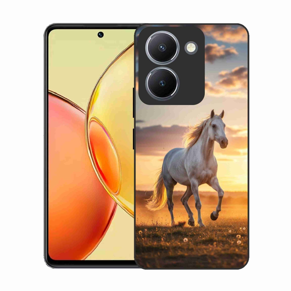 Zselés borítás mmCase a Vivo Y36-hoz - futó fehér ló 2
