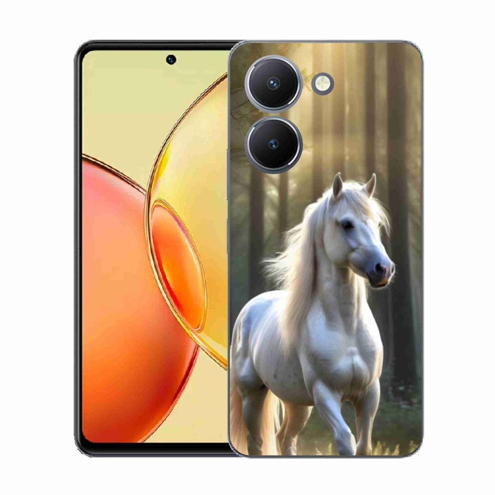 Zselés borítás mmCase a Vivo Y36-hoz - fehér ló 3