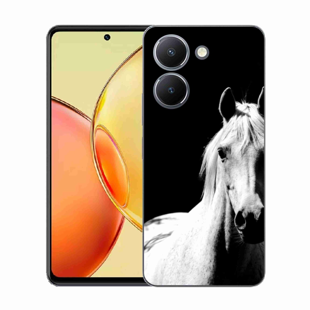Zselés borítás mmCase a Vivo Y36-hoz - fehér ló 5