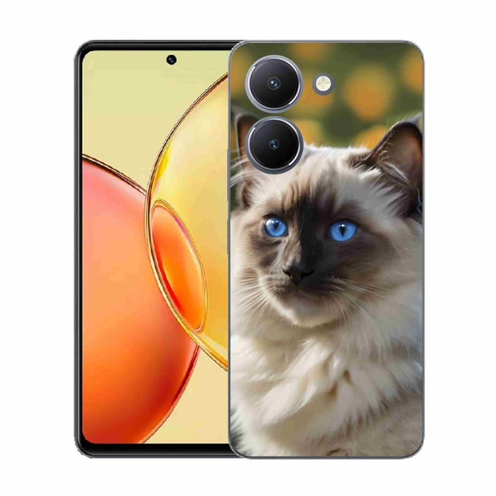 Zselés borítás mmCase a Vivo Y36-hoz - fehér rongybaba