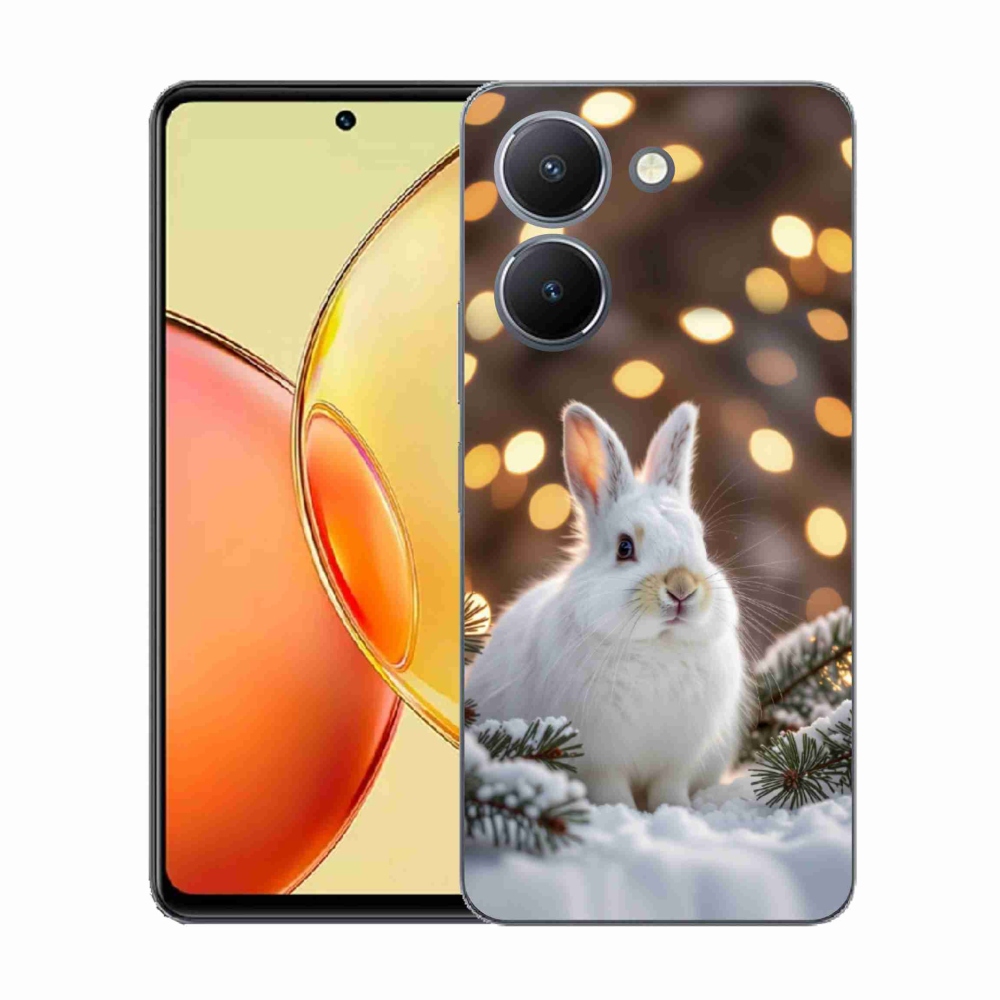 Zselés borítás mmCase a Vivo Y36-hoz - fehér nyúl