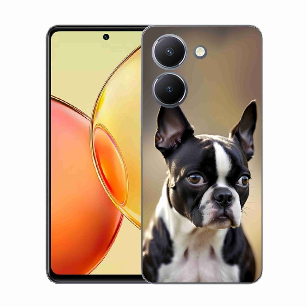 Zselés borítás mmCase a Vivo Y36-hoz - Boston Terrier