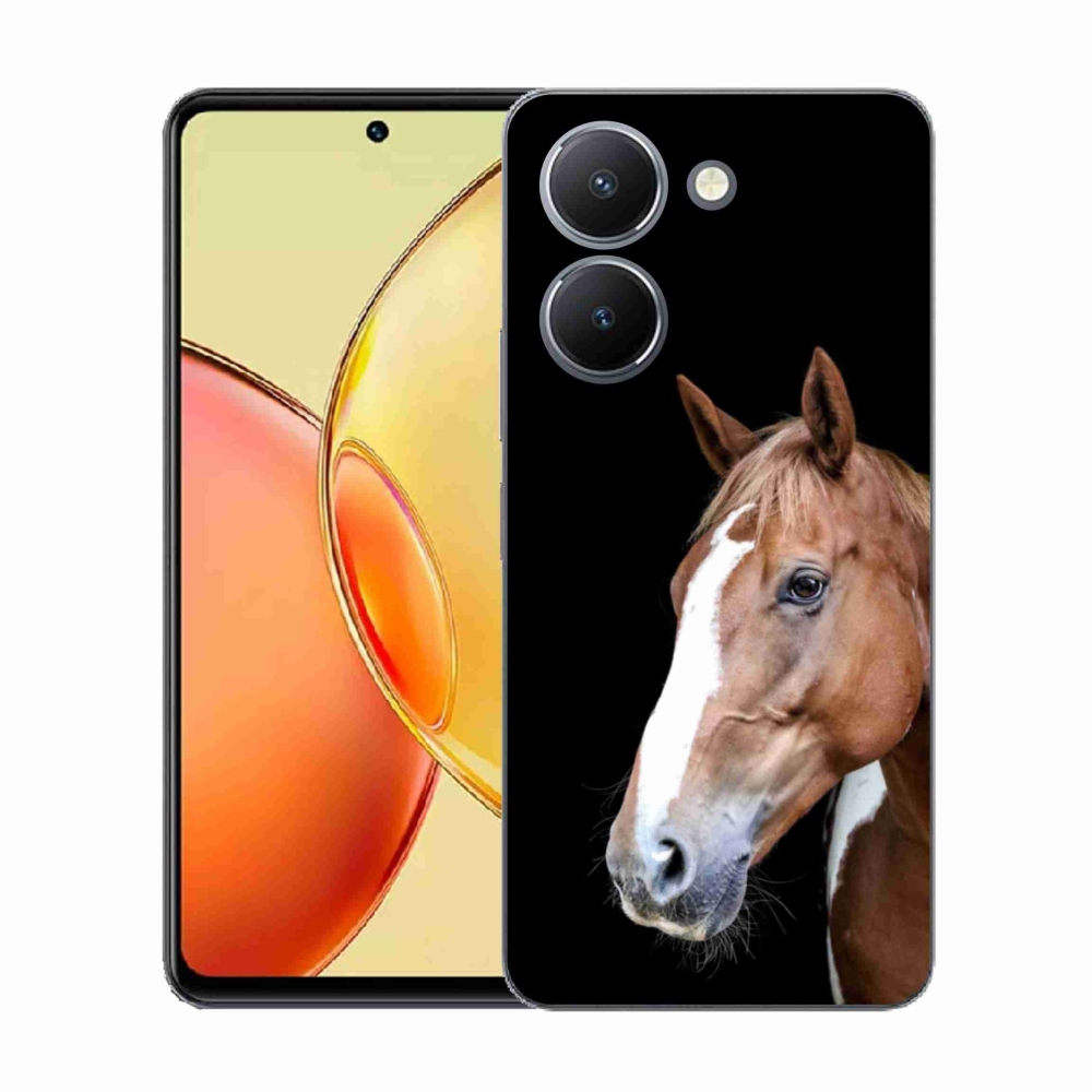 Zselés tok mmCase a Vivo Y36-hoz - barna ló 3