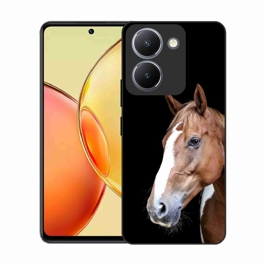 Zselés tok mmCase a Vivo Y36-hoz - barna ló 3