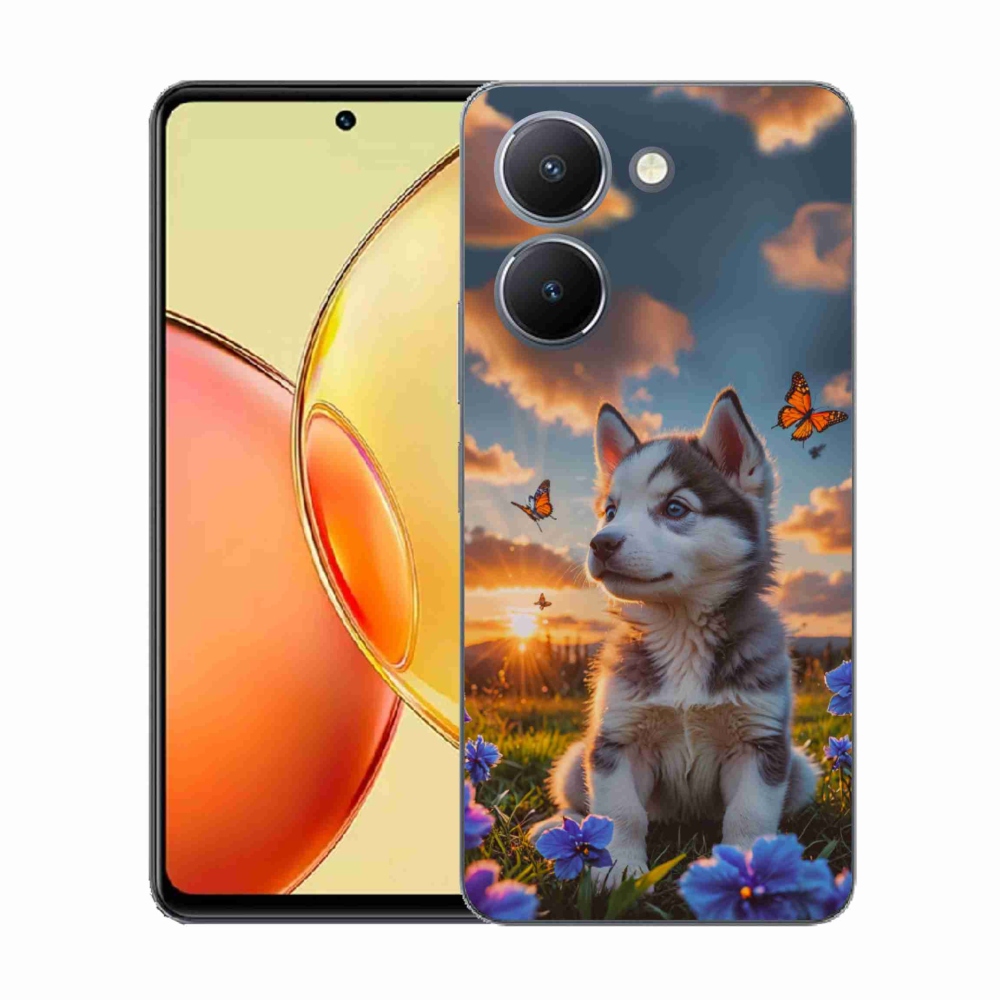 Gél borítás mmCase a Vivo Y36-hoz - husky naplementében