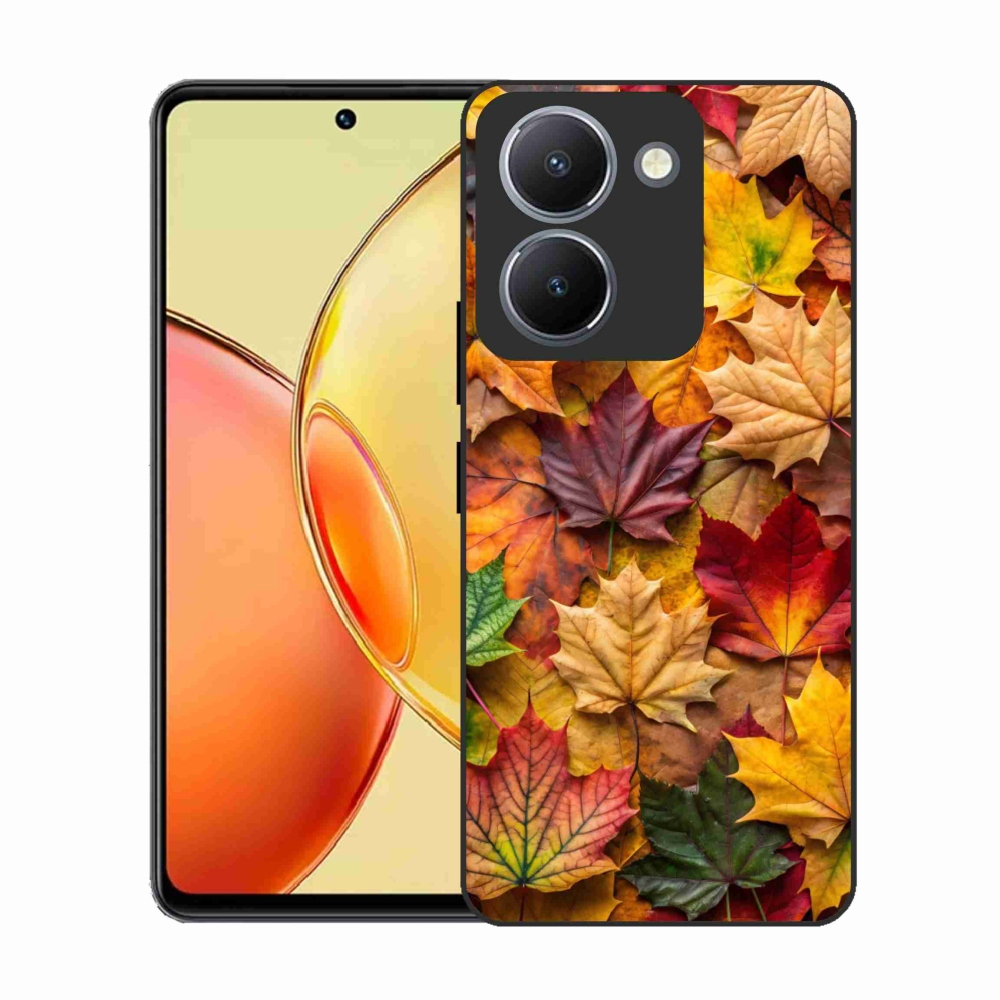 Zselés borítás mmCase a Vivo Y36-hoz - juharlevelek 2