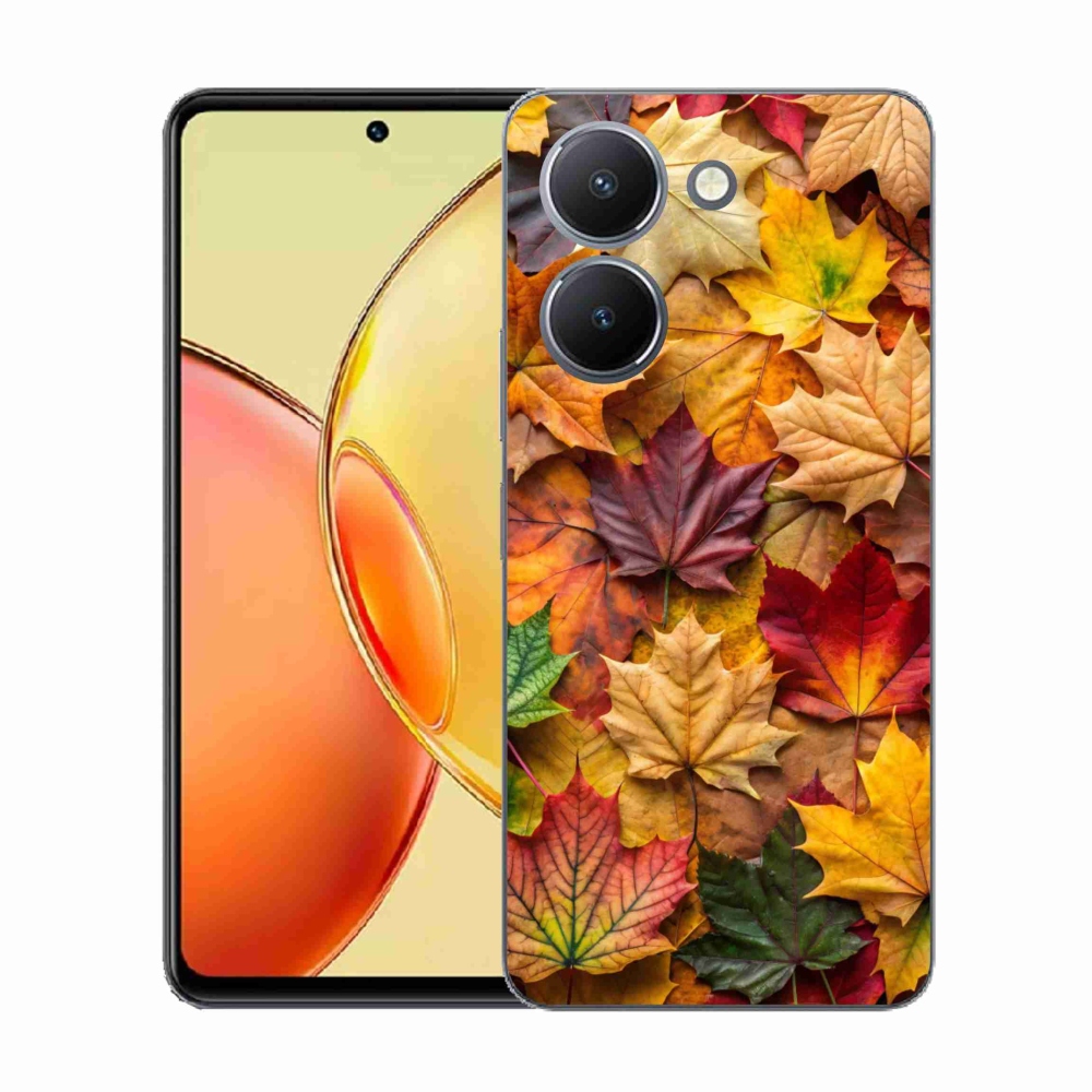 Zselés borítás mmCase a Vivo Y36-hoz - juharlevelek 2