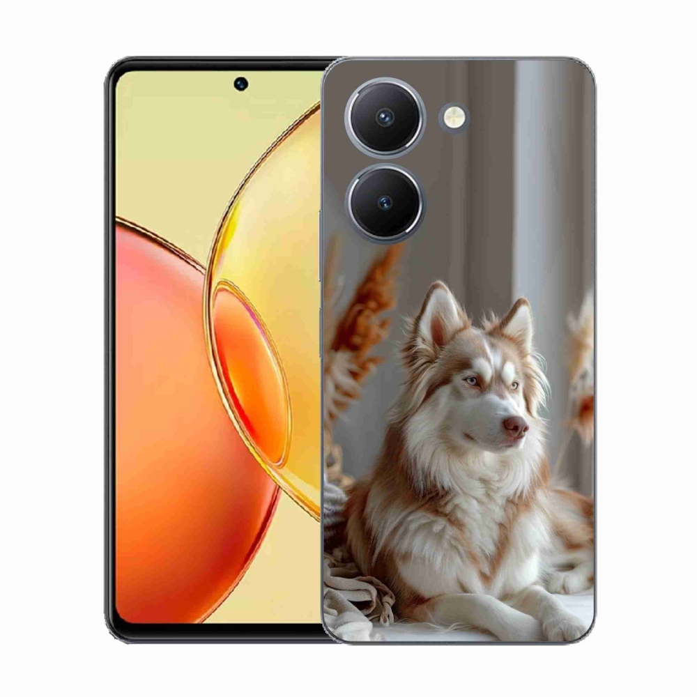 Gél borítás mmCase a Vivo Y36-hoz - csendes szibériai husky