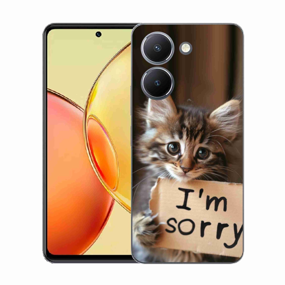 Gél borítás mmCase a Vivo Y36 készülékhez - Pussy Apology