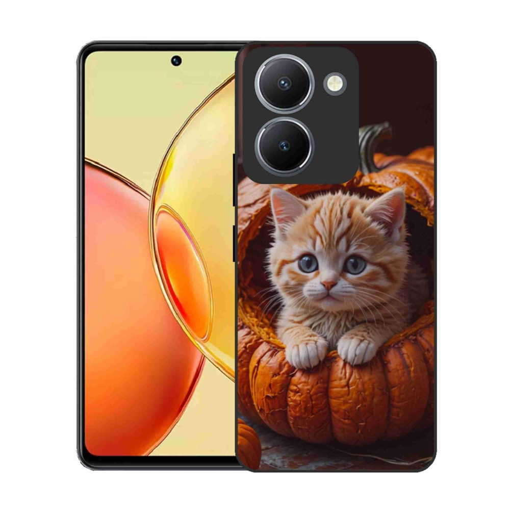 Gél borítás mmCase a Vivo Y36-hoz - cica és tök 2