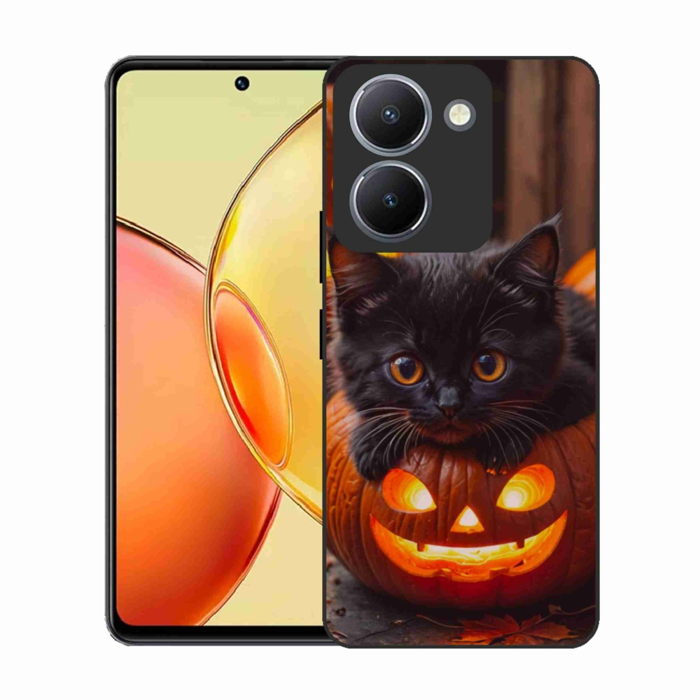 Zselés borítás mmCase a Vivo Y36-hoz - cica és tök