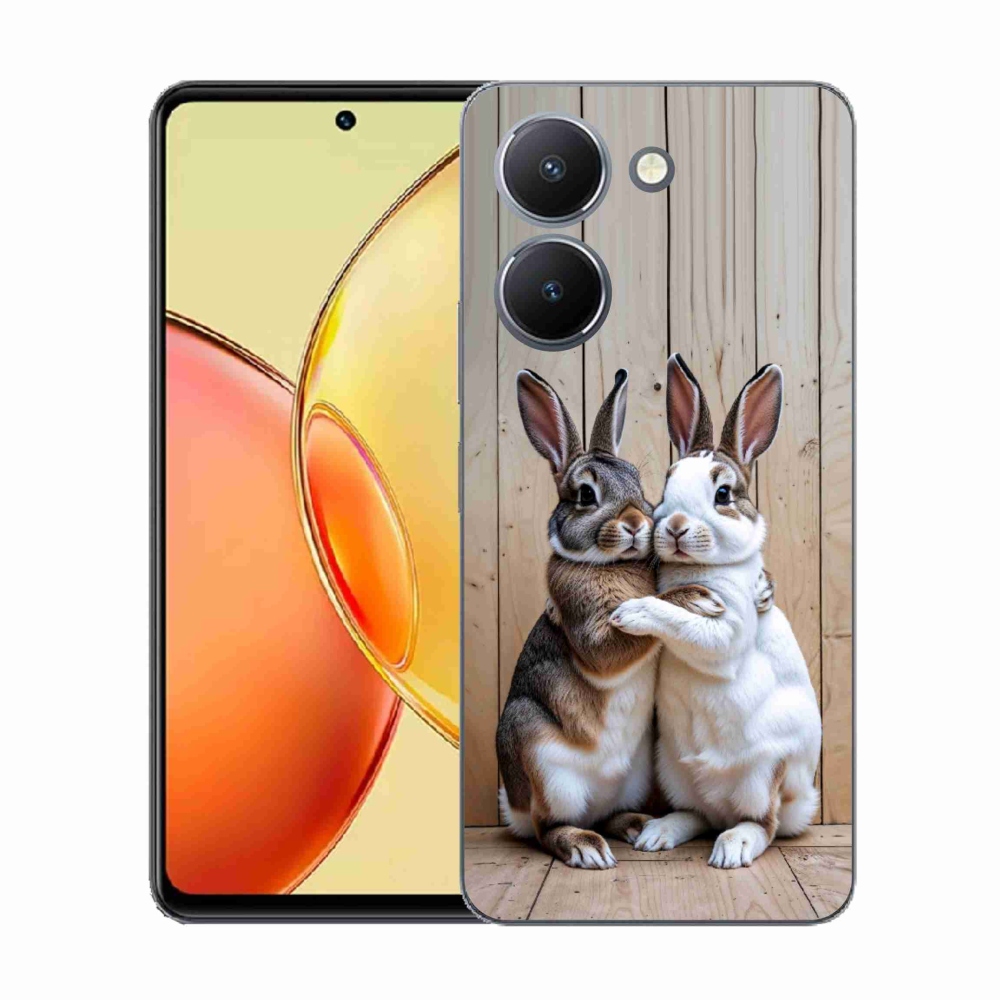 Gélfedél mmCase a Vivo Y36-hoz - nyúl pár