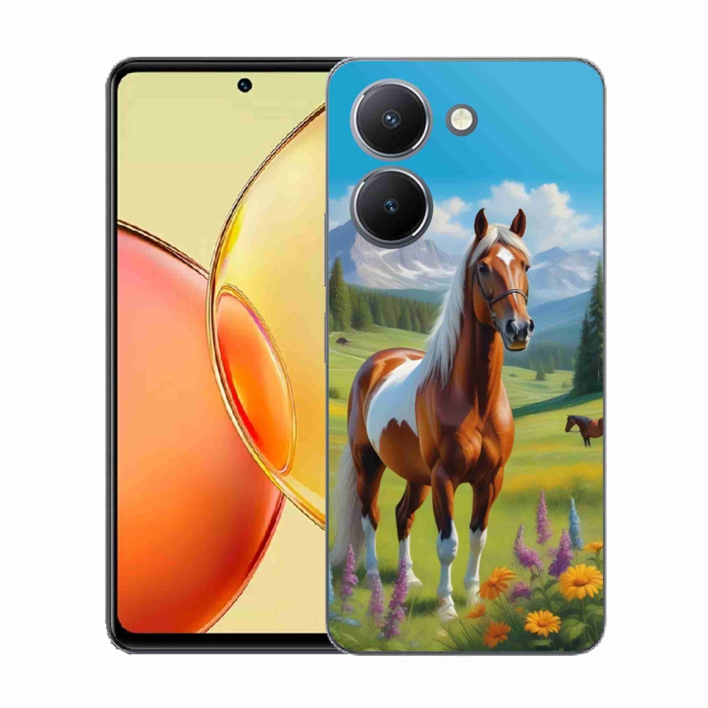 Zselés borítás mmCase a Vivo Y36-hoz - ló a réten