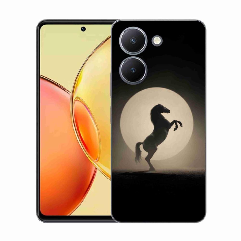 Gél borítás mmCase a Vivo Y36-hoz - ló sziluettben