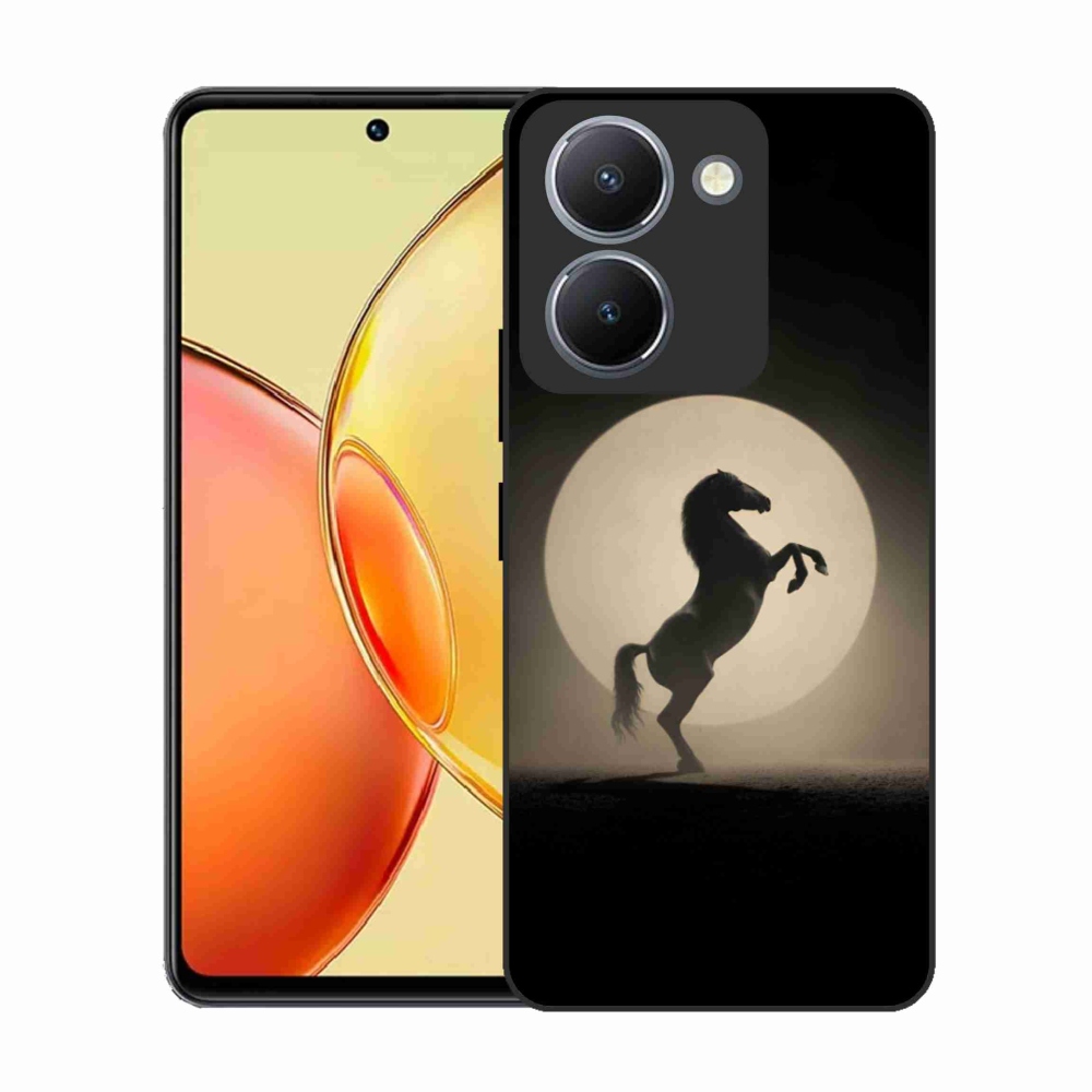 Gél borítás mmCase a Vivo Y36-hoz - ló sziluettben
