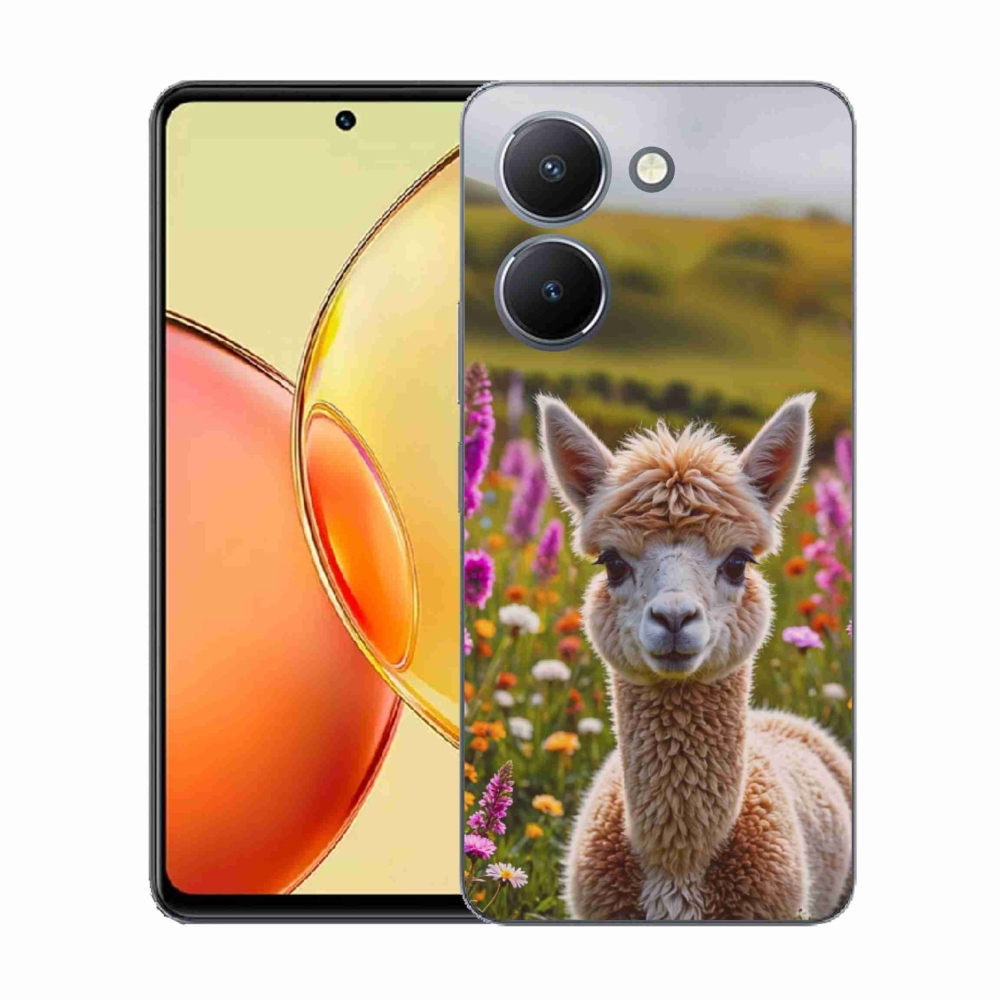 Gél borítás mmCase a Vivo Y36-hoz - láma a réten