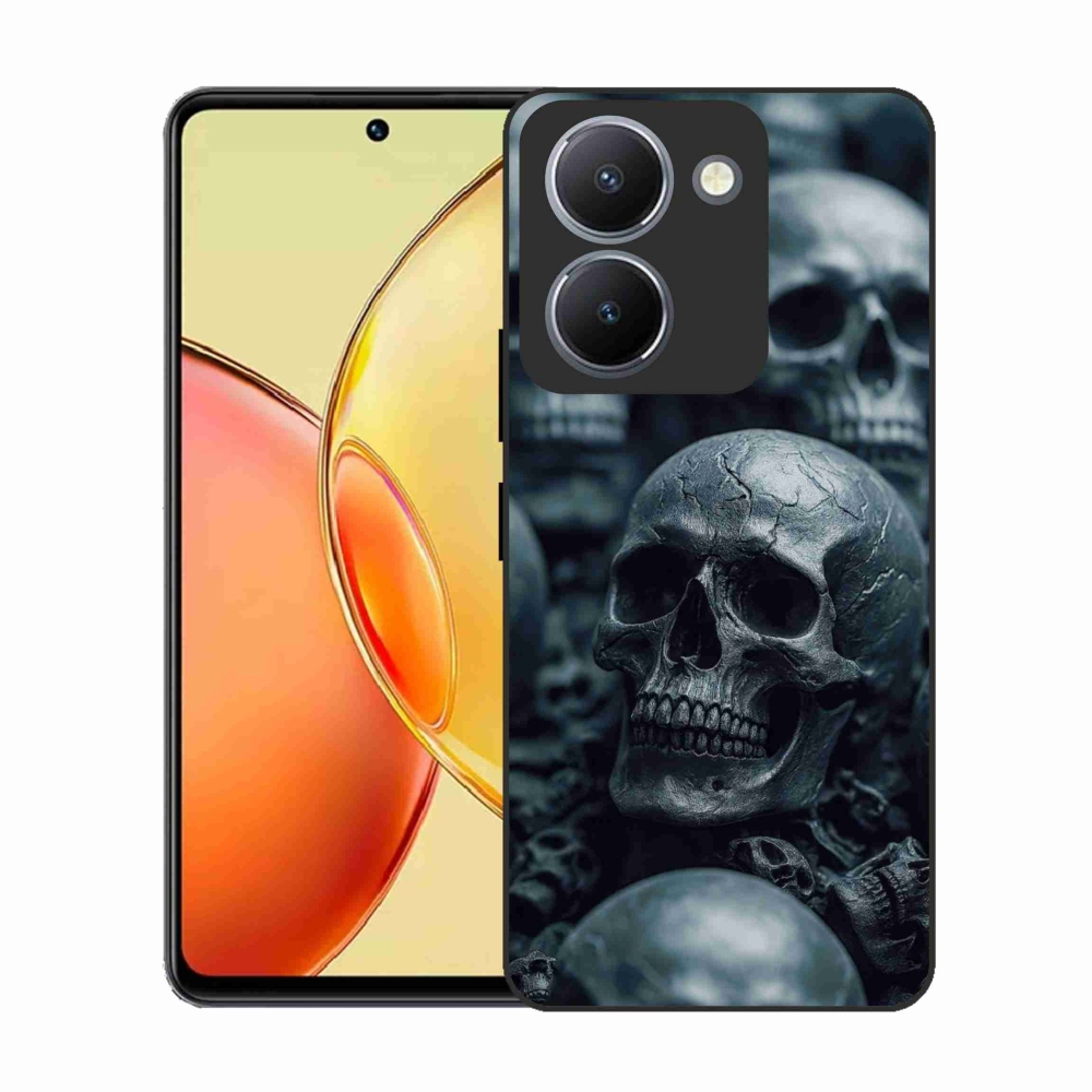 Zselés borítás mmCase a Vivo Y36-hoz - koponya 2