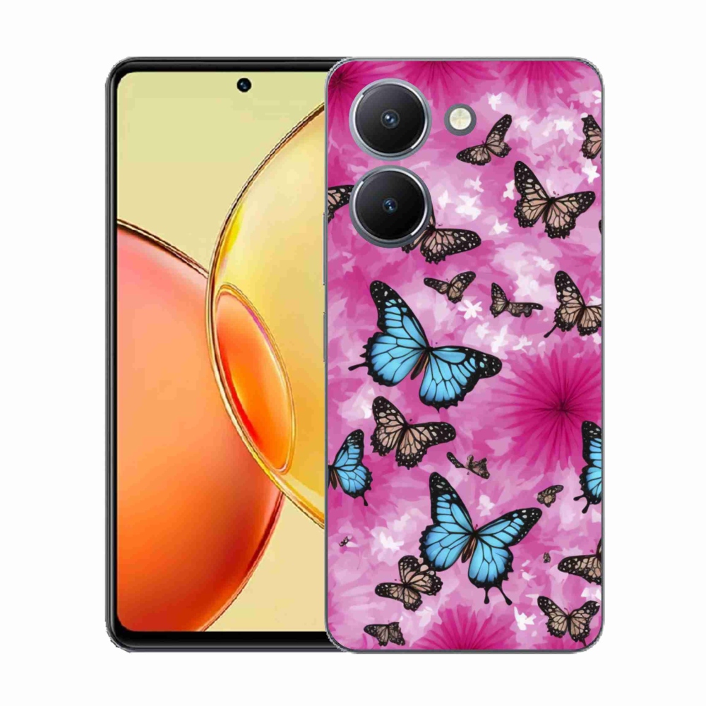 Zselés borítás mmCase a Vivo Y36-hoz - pillangókert