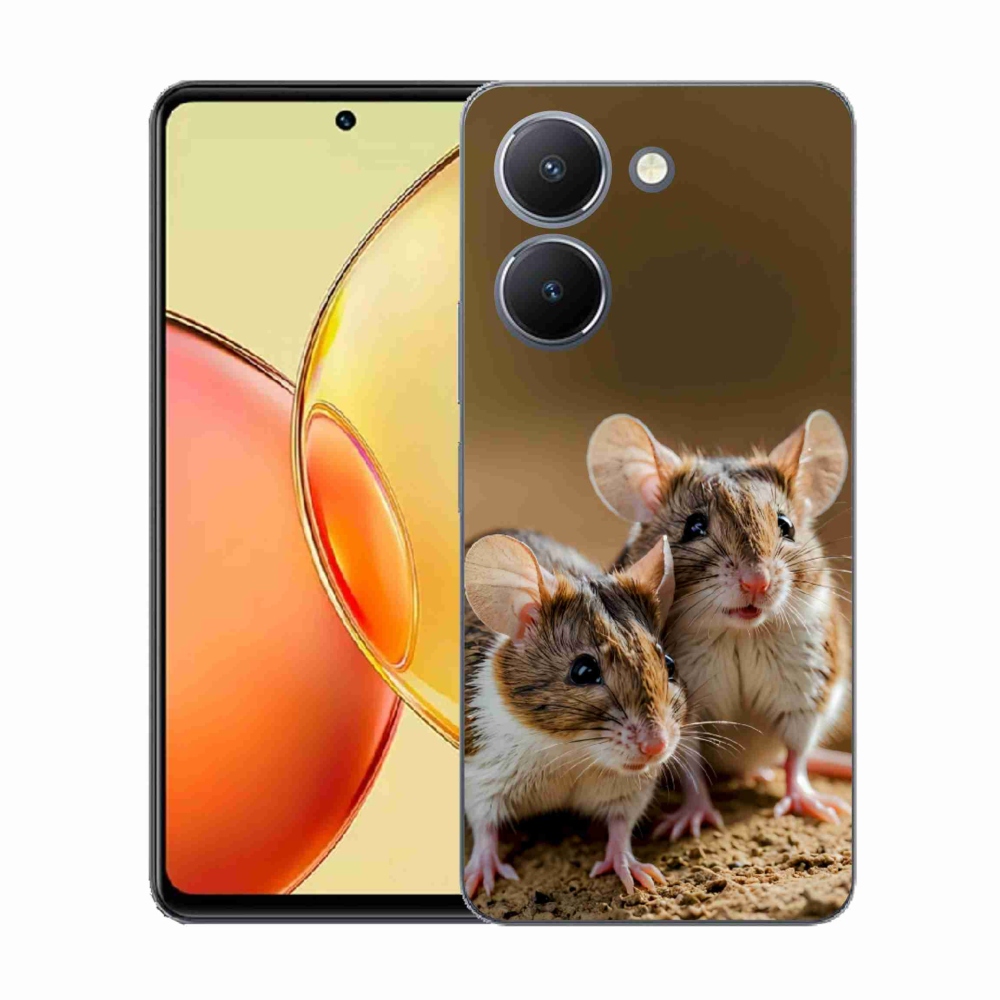 Zselés borítás mmCase a Vivo Y36-hoz - egér duo