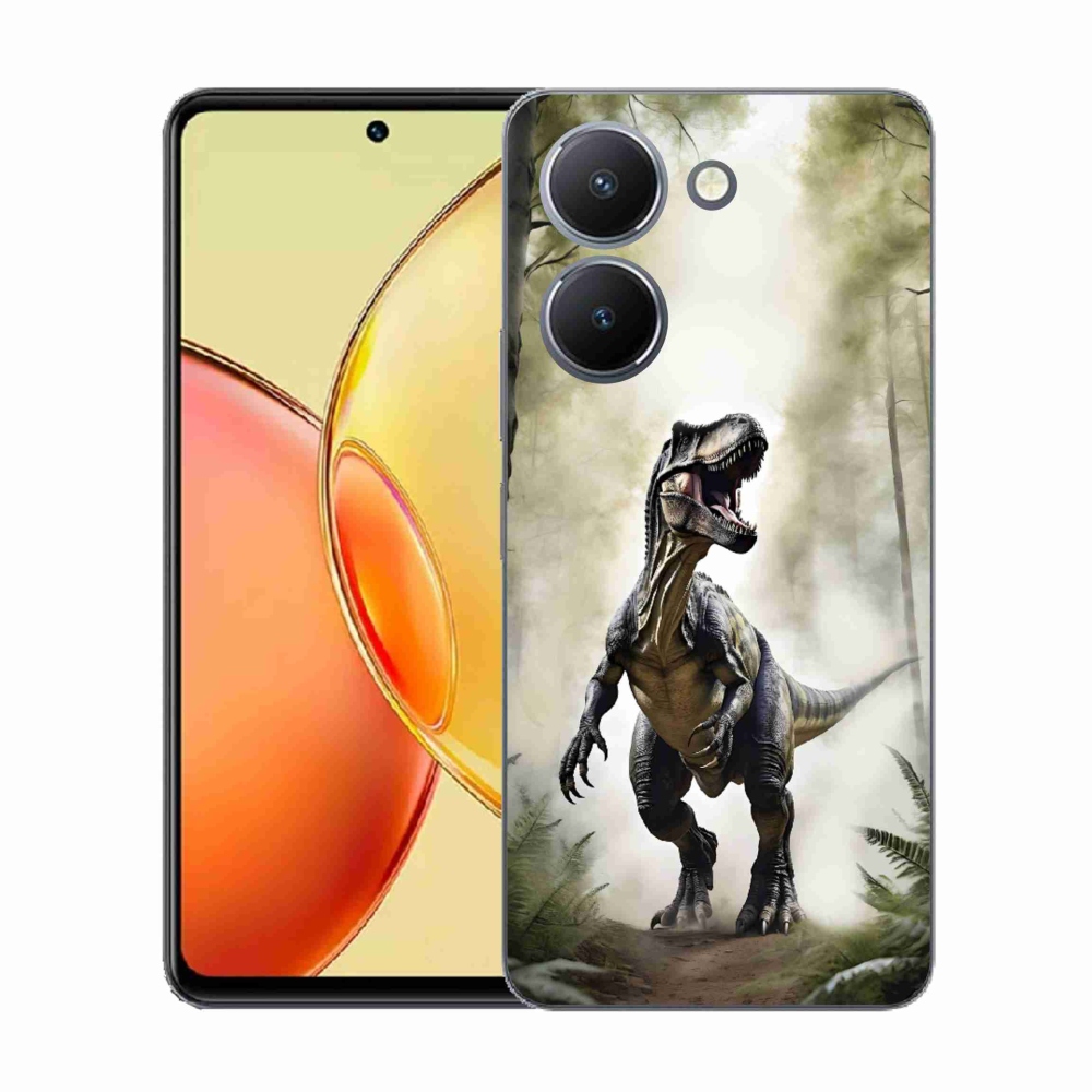 Gél borítás mmCase a Vivo Y36-hoz - dühös T-Rex