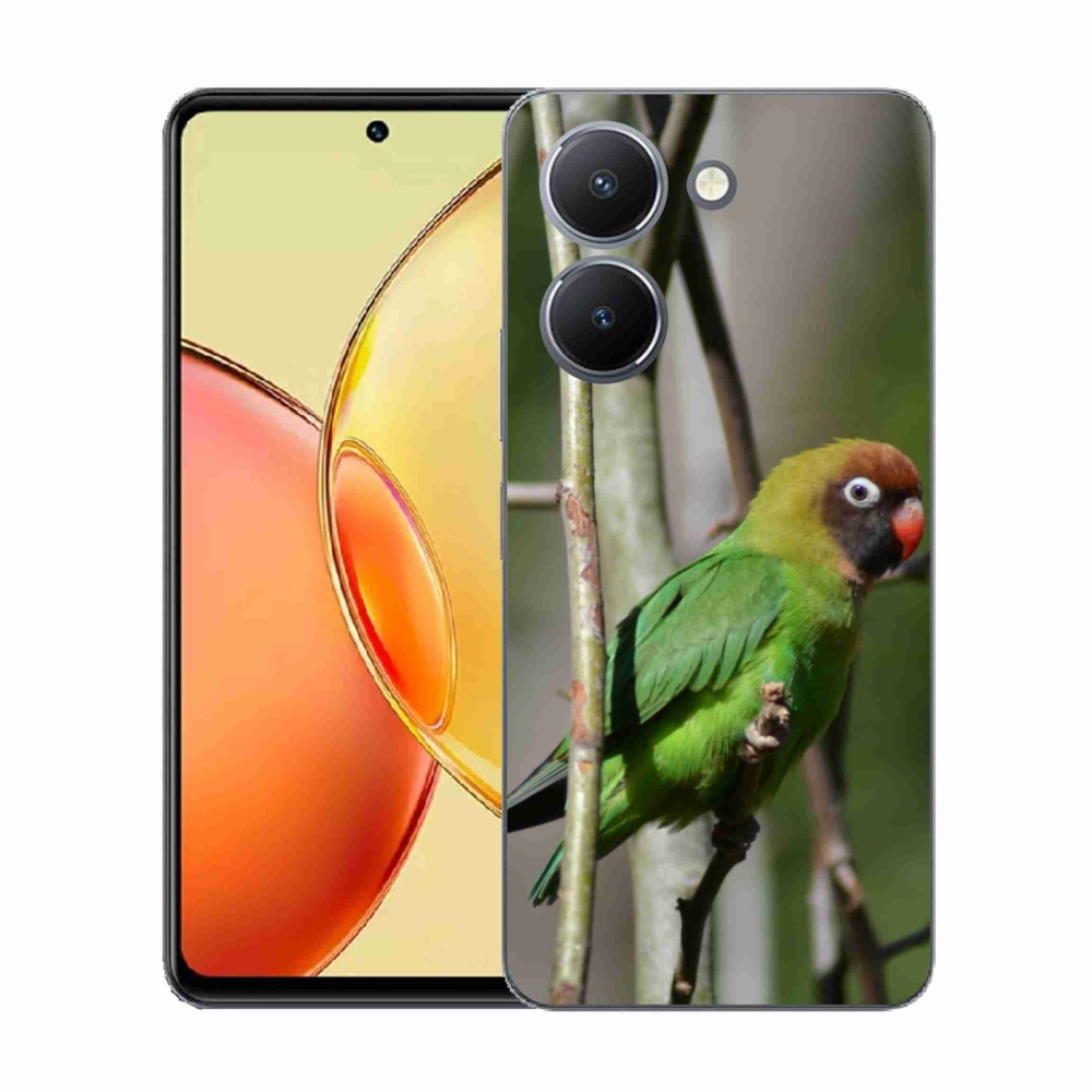 Zselés borítás mmCase a Vivo Y36-hoz - papagáj agapornis
