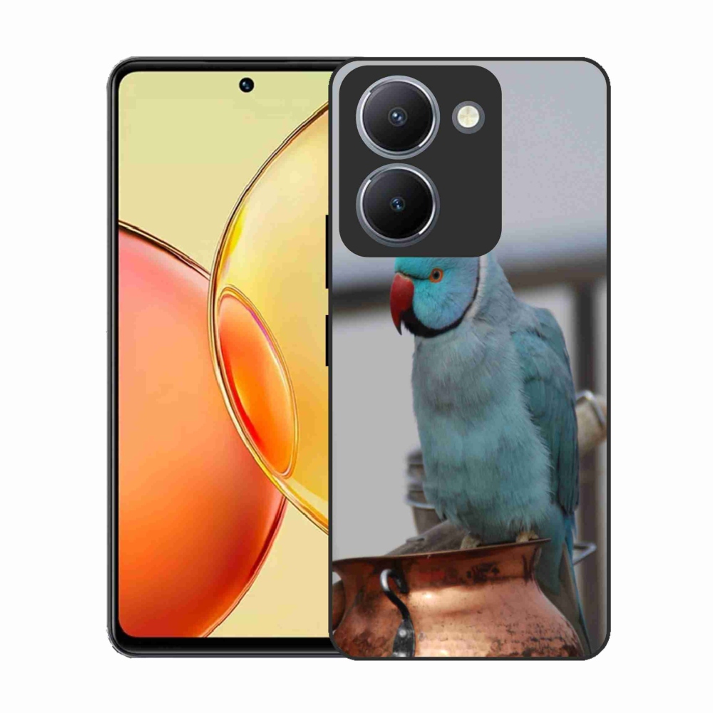 Zselés borítás mmCase a Vivo Y36-hoz - papagáj alexander kék